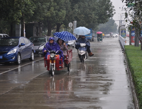 今晨我市迎來(lái)降雨