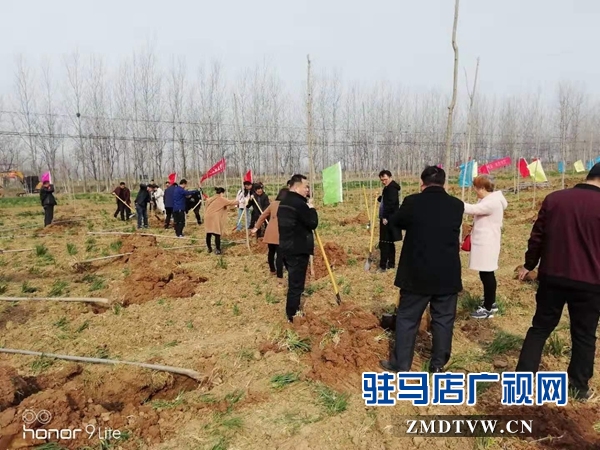 汝南縣三橋鎮(zhèn)黨員干部參加義務(wù)植樹活動(dòng)