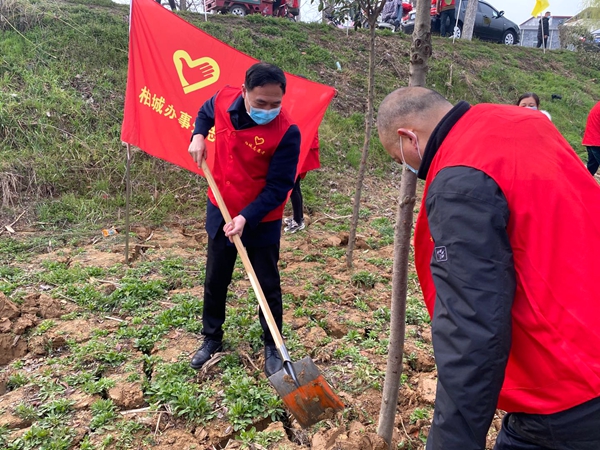 西平縣柏城街道辦事處組織開(kāi)展義務(wù)植樹(shù)活動(dòng)