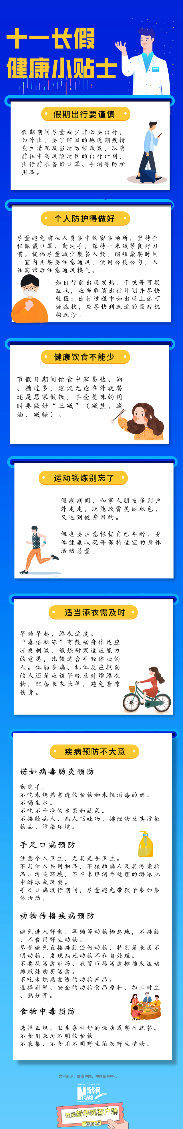 這份“十一”實用健康小貼士請您收下！