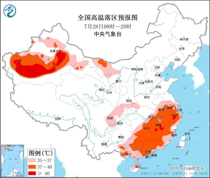 東北地區(qū)等地有較強(qiáng)降雨 南方高溫天氣持續(xù)