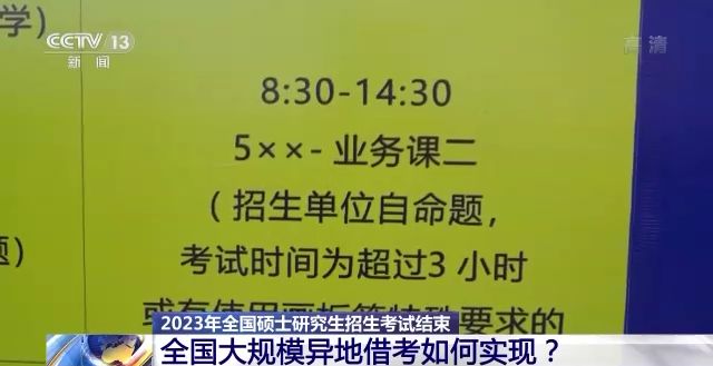 2023年研考結(jié)束 全國大規(guī)模異地借考如何實現(xiàn)？