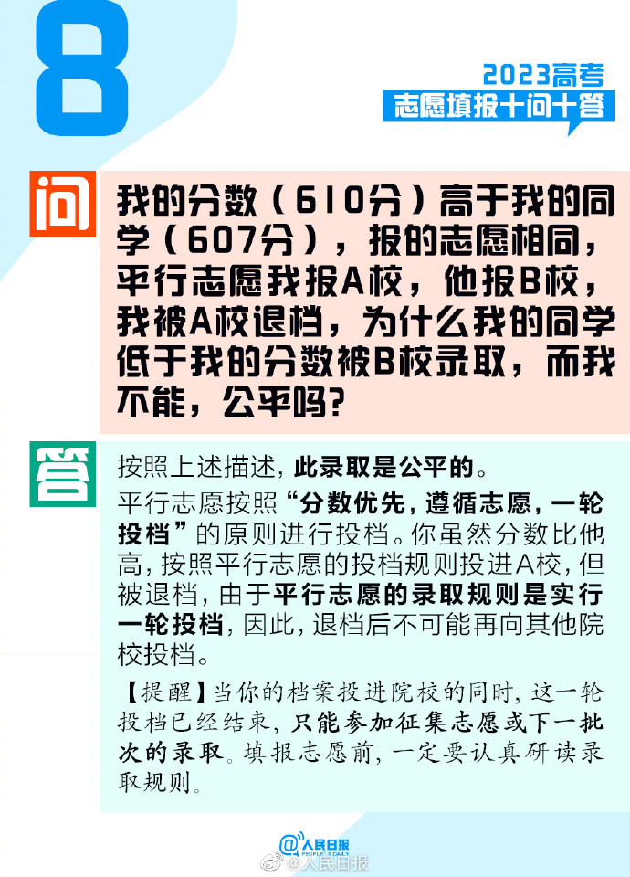 @考生和家長，2023高考志愿填報十問十答！