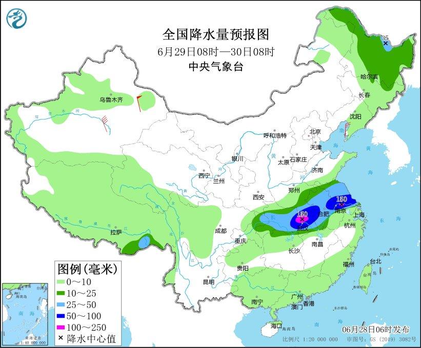 北方強(qiáng)對(duì)流南方強(qiáng)降水 華北黃淮等地高溫再起