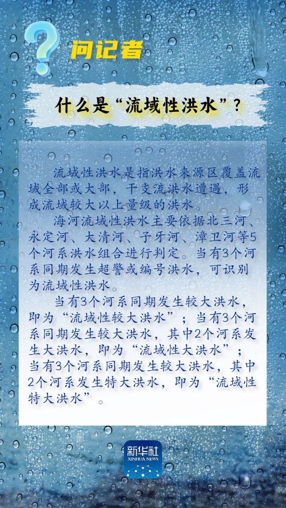 問(wèn)記者丨流域性洪水、蓄滯洪區(qū)、保證水位……這些詞是什么意思？