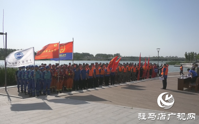 上蔡縣：防汛演練筑防線  未雨綢繆礪精兵