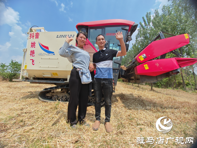 十五載追逐麥浪 助農(nóng)民顆粒歸倉 平輿縣90后網(wǎng)紅夫婦開收割機縱橫中國跨區(qū)搶收