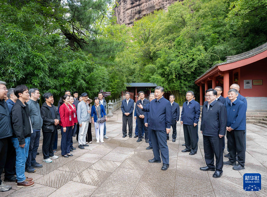 習近平在甘肅考察時強調 深化改革勇于創(chuàng)新苦干實干富民興隴 奮力譜寫中國式現(xiàn)代化甘肅篇章